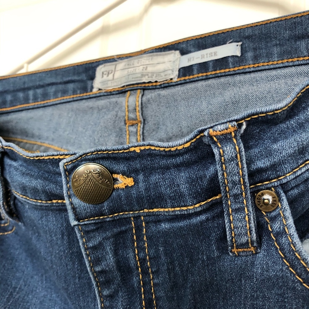 Free People High-Rise Skinny Jeans🖤
